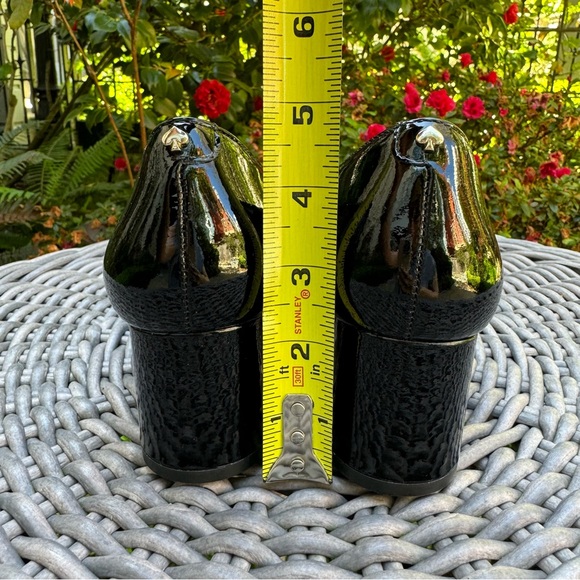 Kate Spade Kylah Square Toe Pump Black Patent Sz 7.5 - Picture 11 of 12